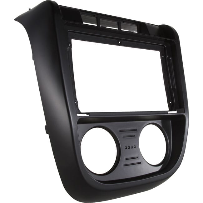 Moldura de Multimídia · Volkswagen — SpaceFox (2003–2009) · 9" · Preto Fosco · G1 - miniatura 2