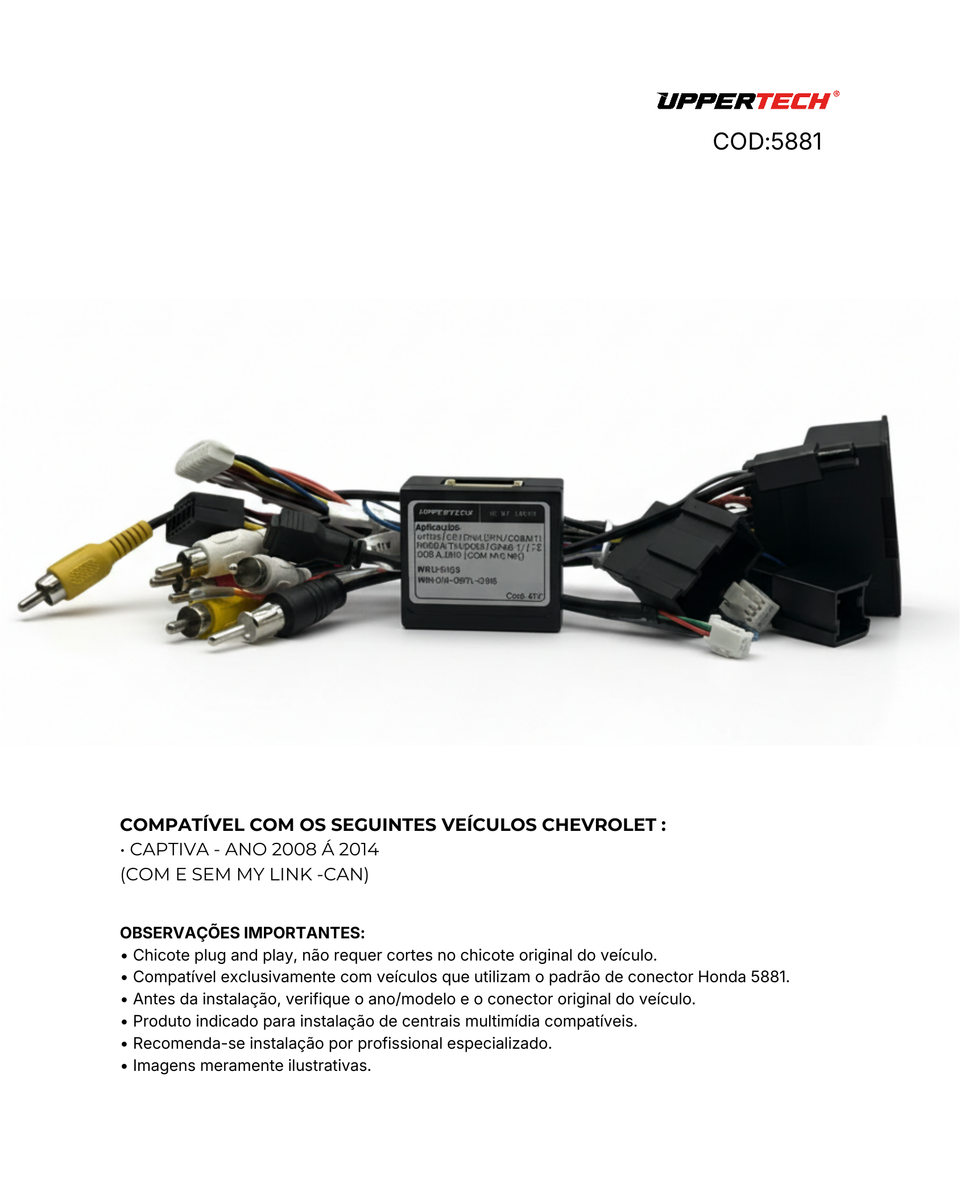 Chicote ISO · Chevrolet — Captiva (2008–2014) (CAN) - miniatura 3