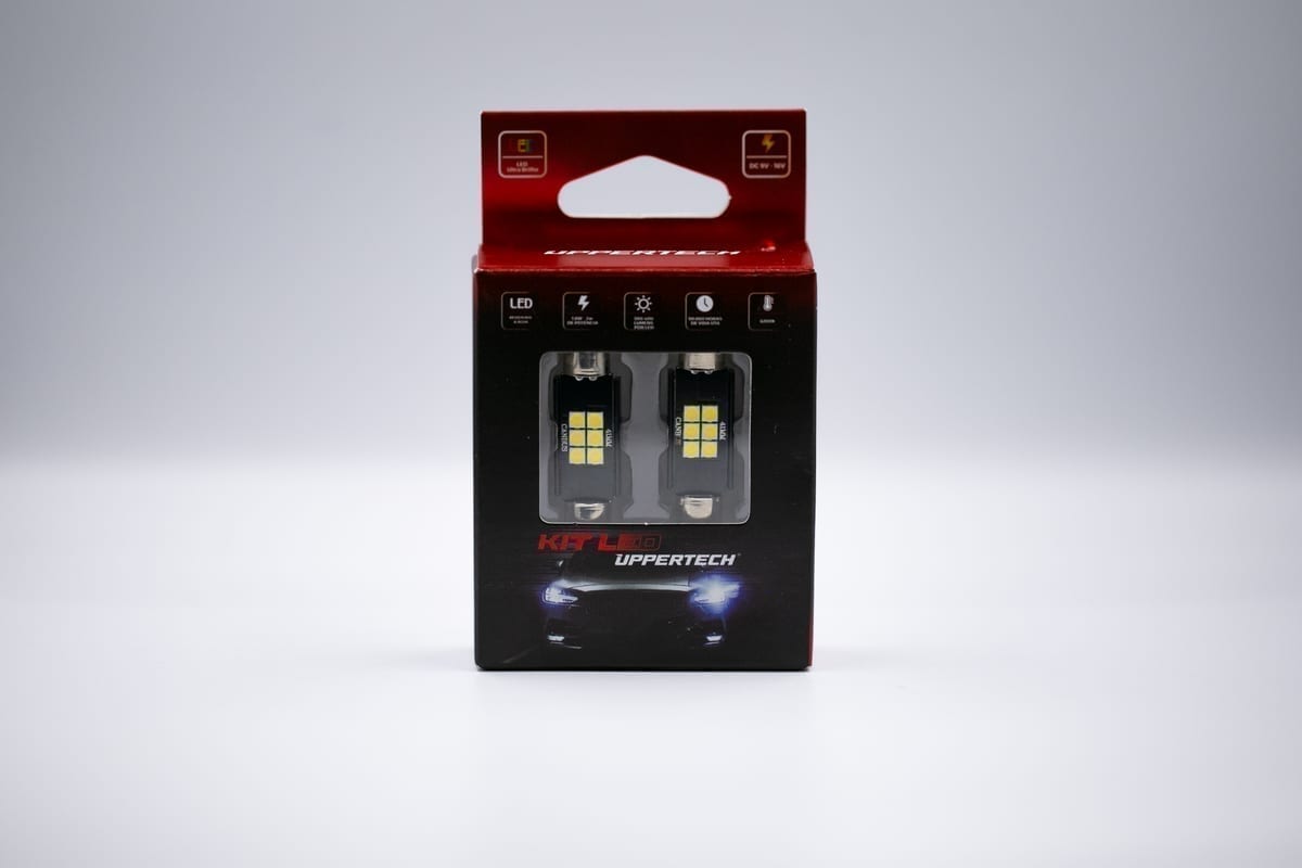 Lâmpada LED · Torpedo SV8.5 41MM 1.8W 6SMD 3030 9-16V - miniatura 2
