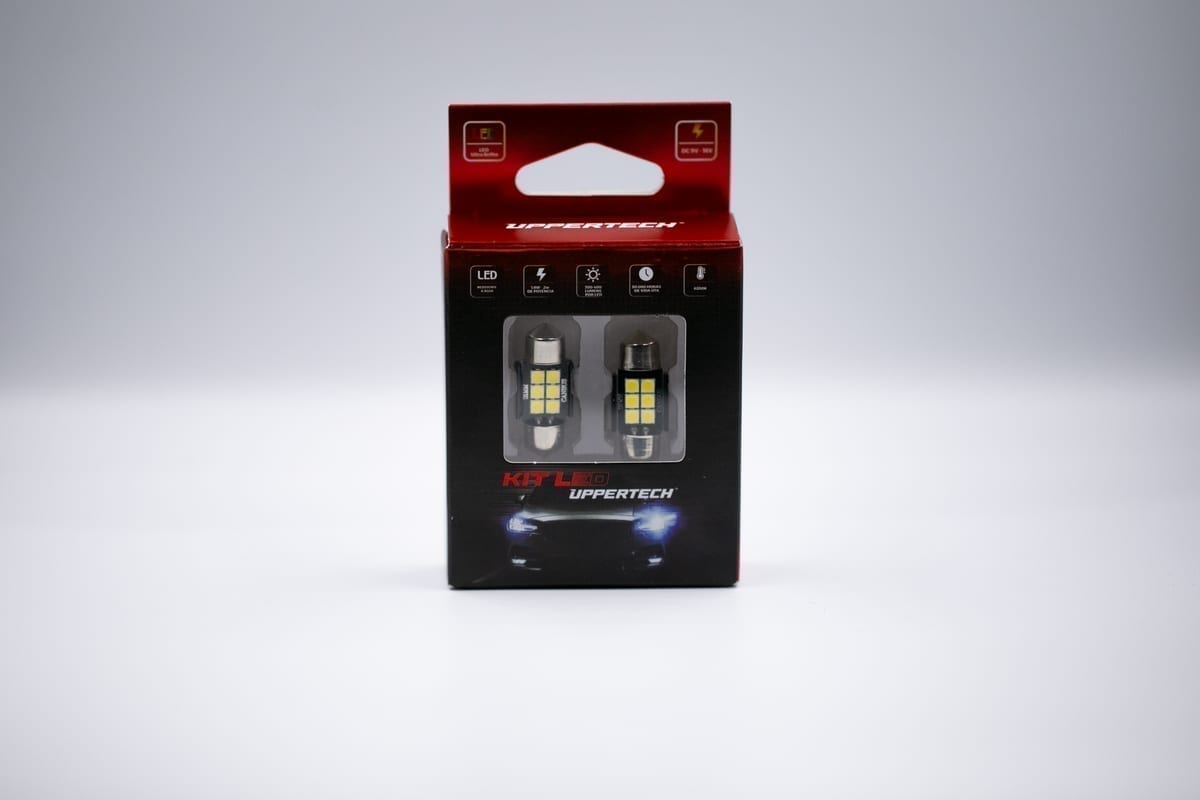 Lâmpada LED · Torpedo SV8.5 31MM 1.8W 6SMD 3030 9-16V - miniatura 2