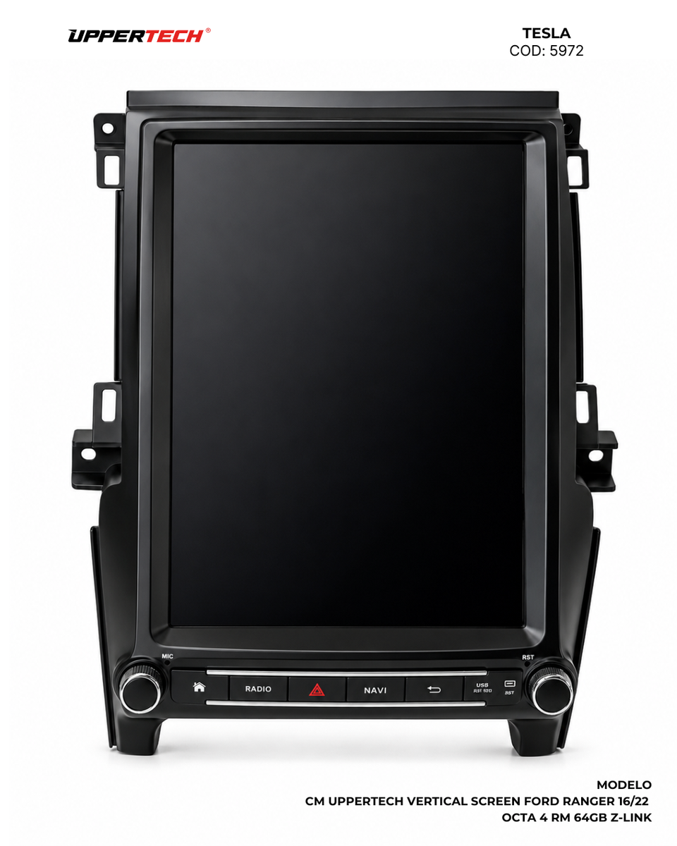 Central Multimídia · Ford — Ranger (2016–2022) · 4GB/64GB